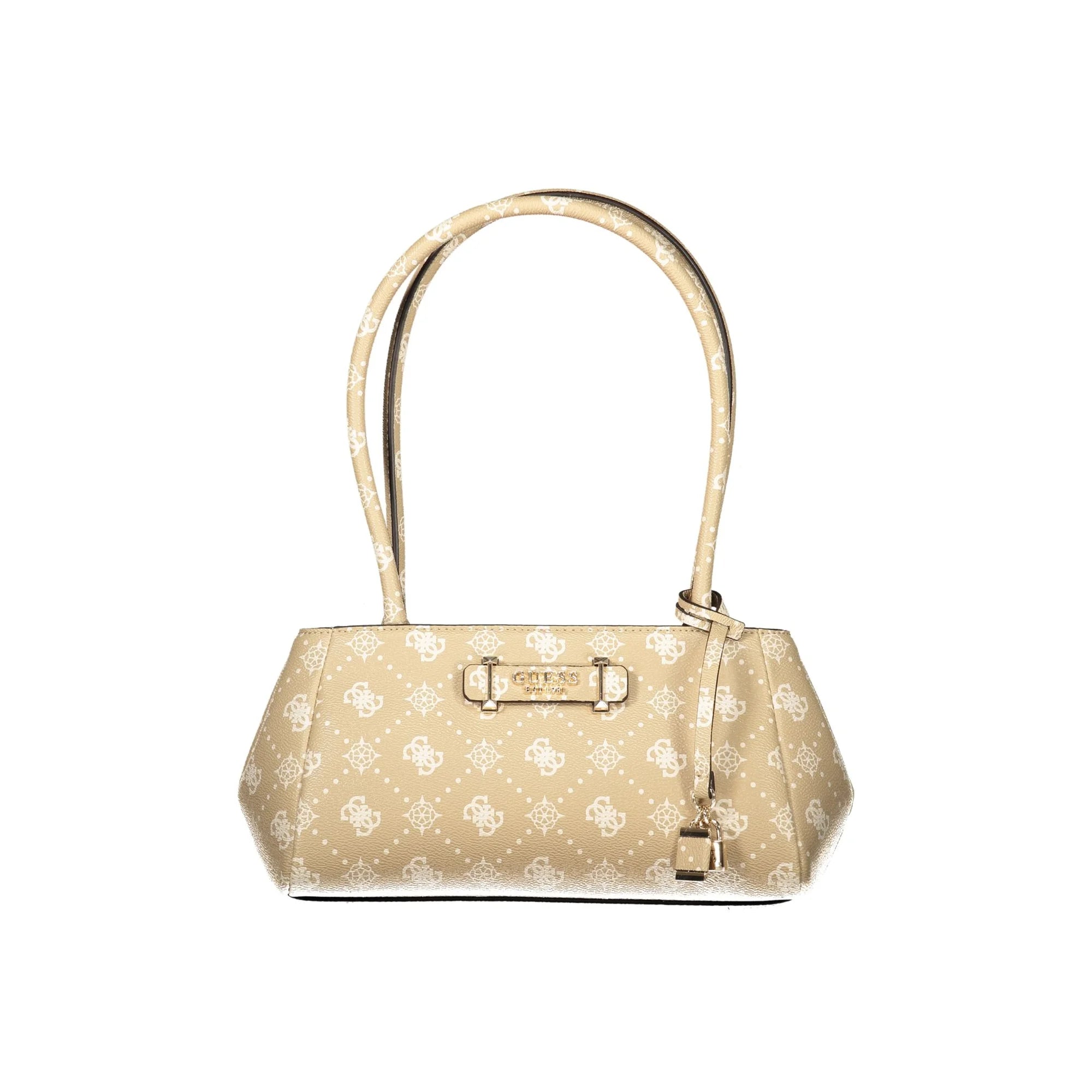 Guess Jeans Borsa a Spalla Donna beige Stampa Logo Borse - foto prodotto